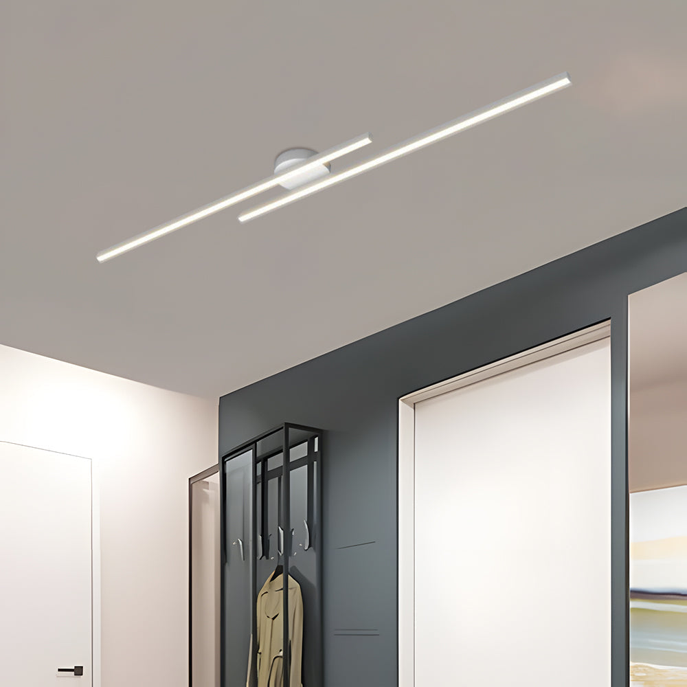 Moderne Aluminium Semi Flush Mount LED Loftlampe