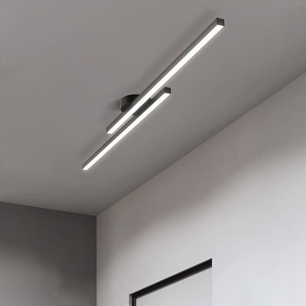 Moderne Aluminium Semi Flush Mount LED Loftlampe