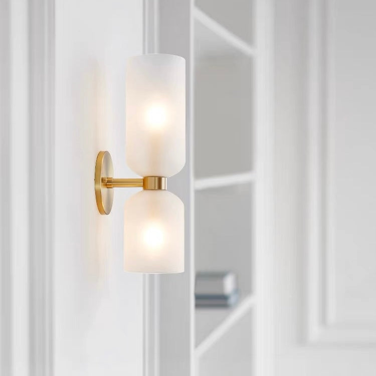 Moderne Glas Twin Væglampe til Stilfulde Interiører