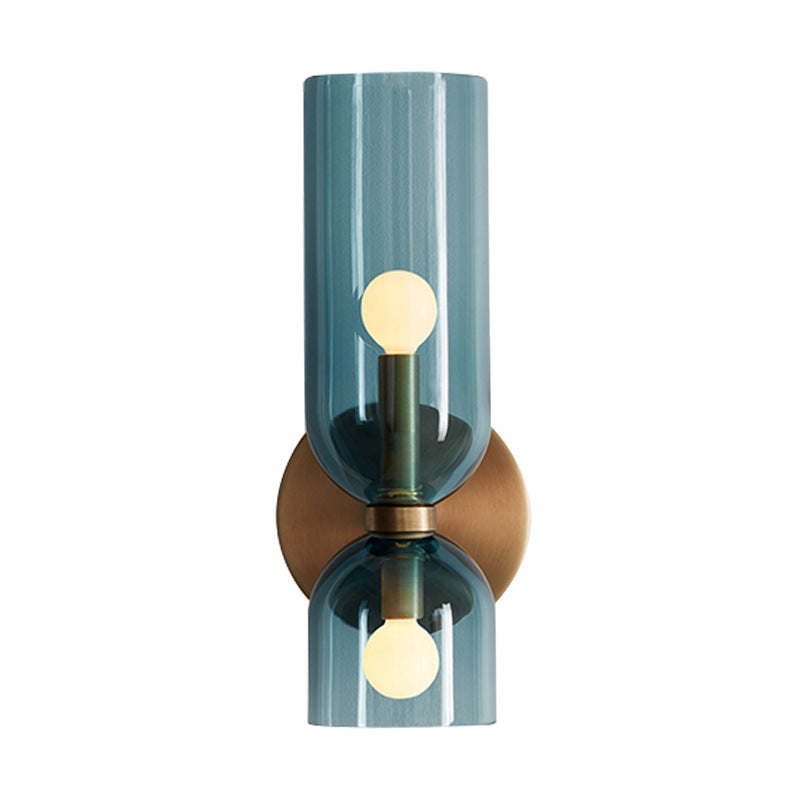 Moderne Glas Twin Væglampe til Stilfulde Interiører
