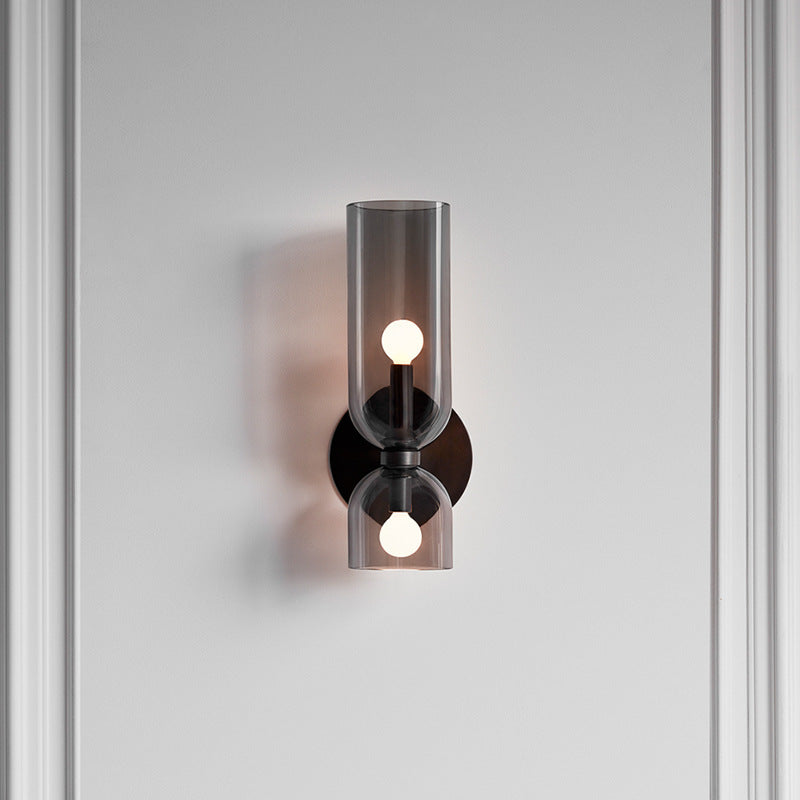 Moderne Glas Twin Væglampe til Stilfulde Interiører