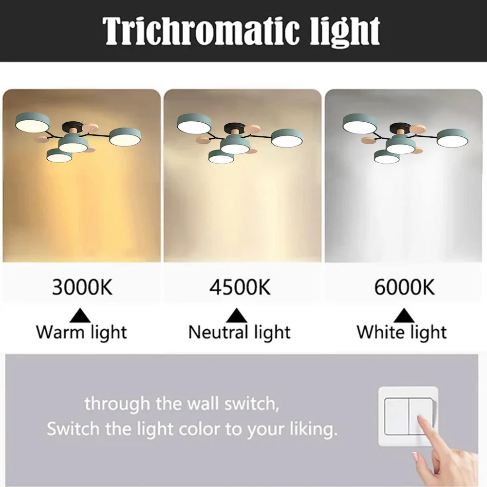 Moderne LED Loftlampe Kranse til Stuen