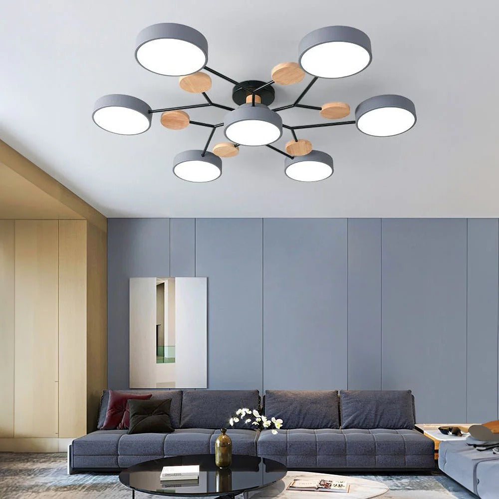 Moderne LED Loftlampe Kranse til Stuen