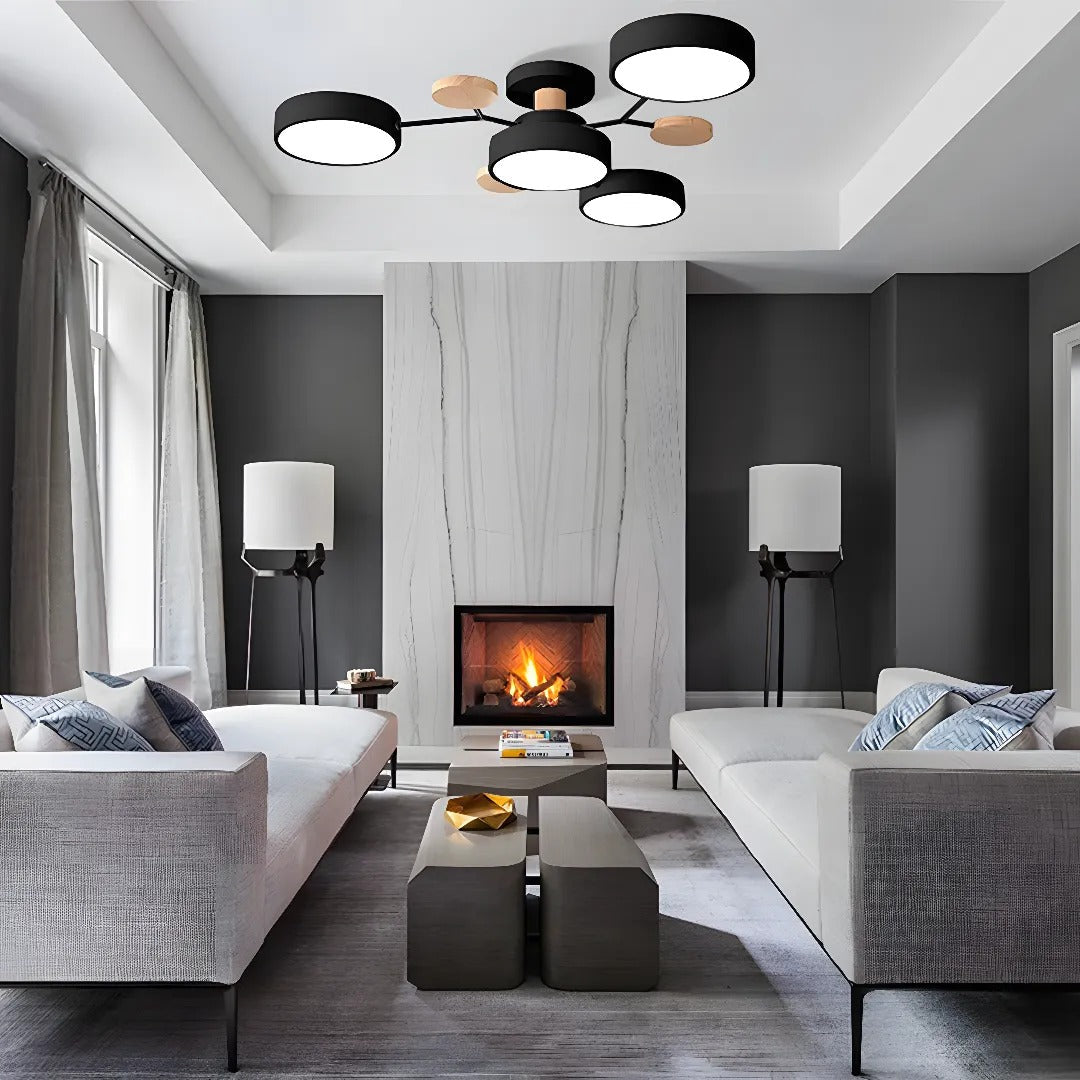 Moderne LED Loftlampe Kranse til Stuen