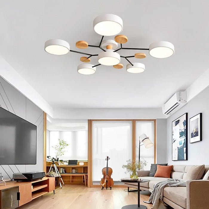 Skandinavisk Loftlampe – Forgrenet Design, Stilfuld & Bæredygtig med LED-teknologi