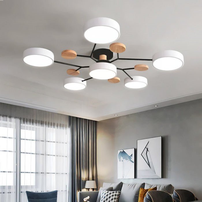 Skandinavisk Loftlampe – Forgrenet Design, Stilfuld & Bæredygtig med LED-teknologi