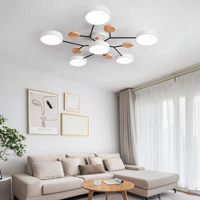 Skandinavisk Loftlampe – Forgrenet Design, Stilfuld & Bæredygtig med LED-teknologi