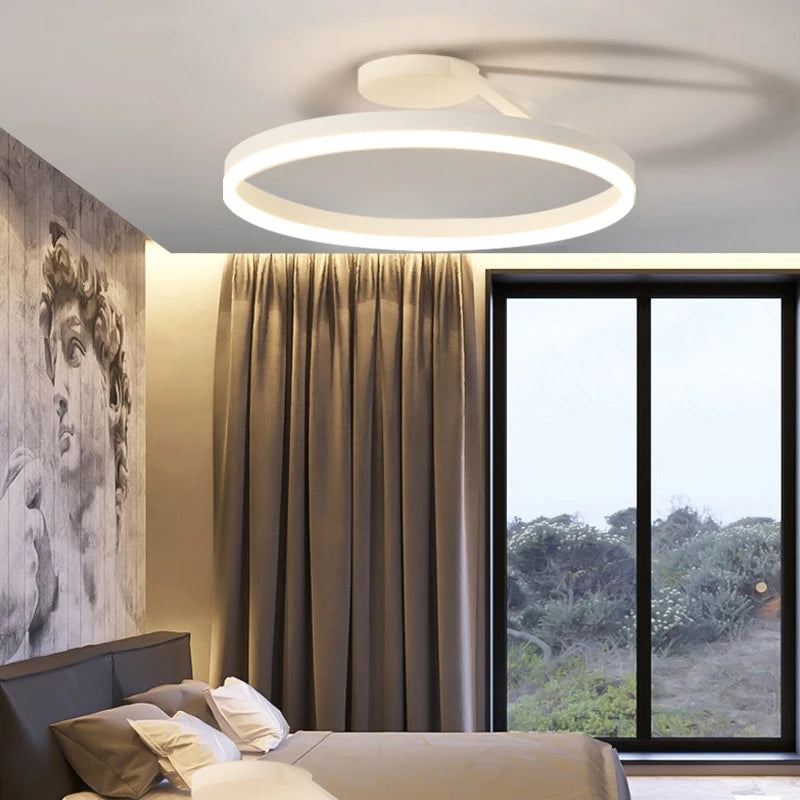 Minimalistisk LED Loftlampe - Metal Jern, Akryl