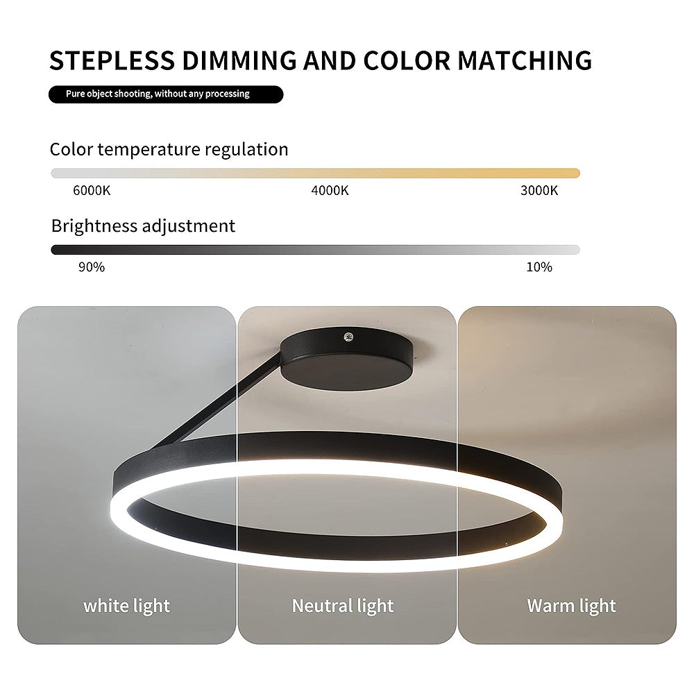 Minimalistisk LED Loftlampe - Metal Jern, Akryl