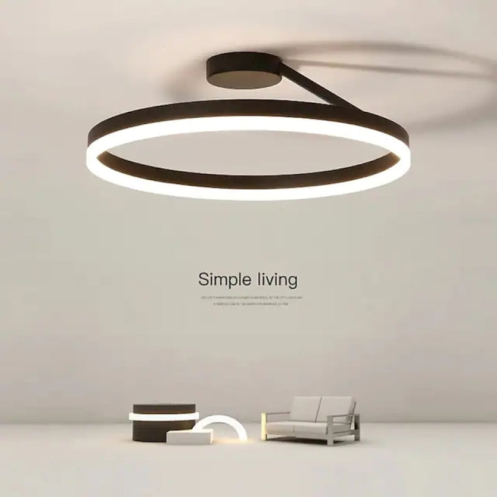 Minimalistisk LED Loftlampe - Metal Jern, Akryl