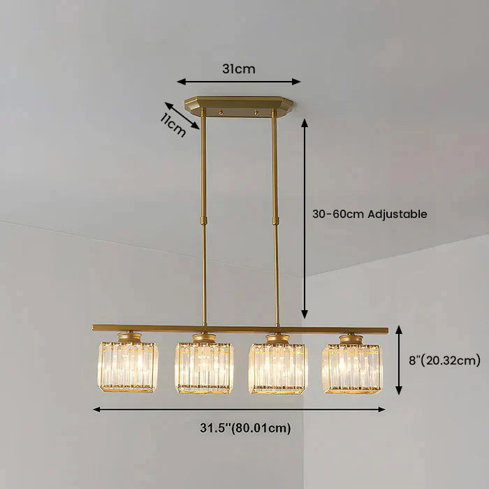 Multi-Light Glas Pendellampe til Køkkenø
