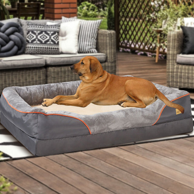 Ortopædisk Memory Foam Hundeseng til Store Racer