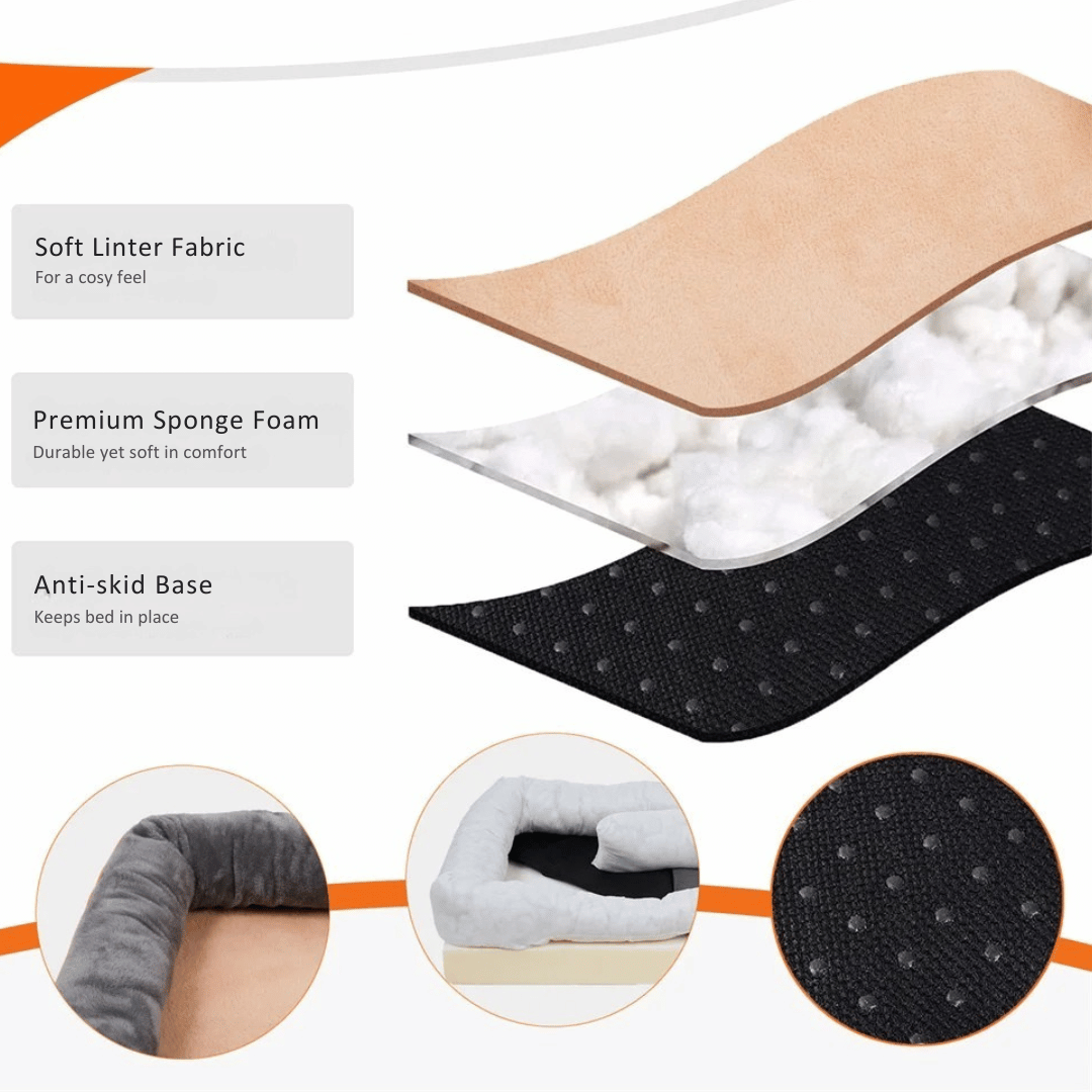 Ortopædisk Memory Foam Hundeseng til Store Racer