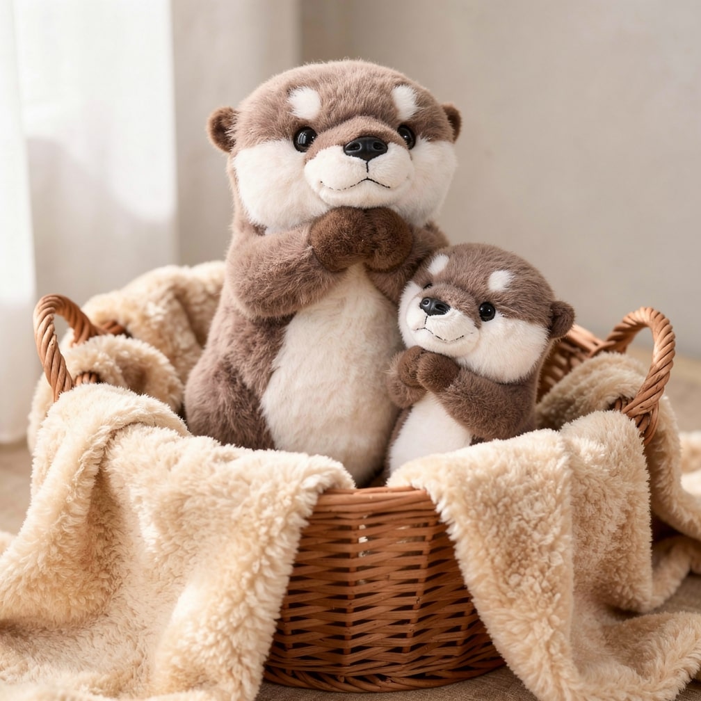 Otter Krammedyr | Sødt krammedyr mod stress | Plüschtier til børn og babyer | CutiOtter
