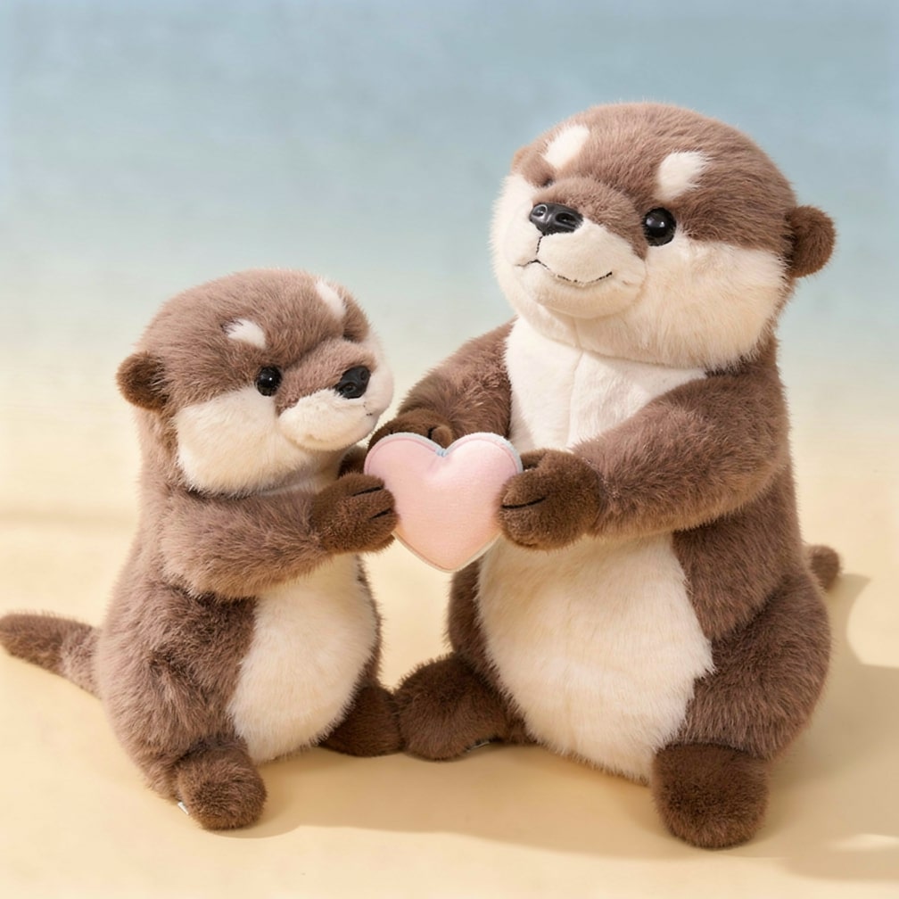 Otter Krammedyr | Sødt krammedyr mod stress | Plüschtier til børn og babyer | CutiOtter