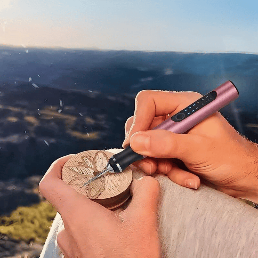 Trådløs Gravering Pen – Perfekt til 50+ Overflader & DIY Projekter