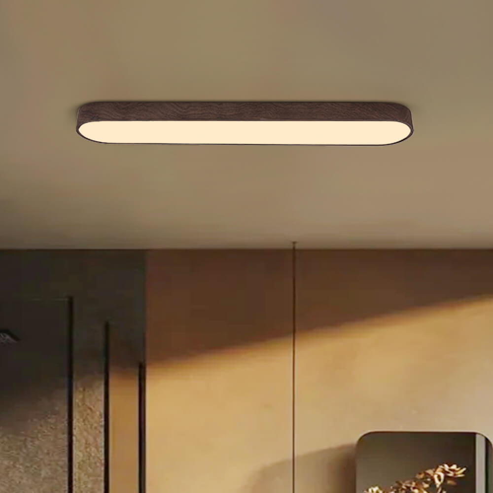 Nordic Glow LED Loftmontering Oval med Trædetalje