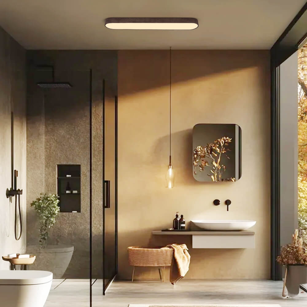 Nordic Glow LED Loftmontering Oval med Trædetalje