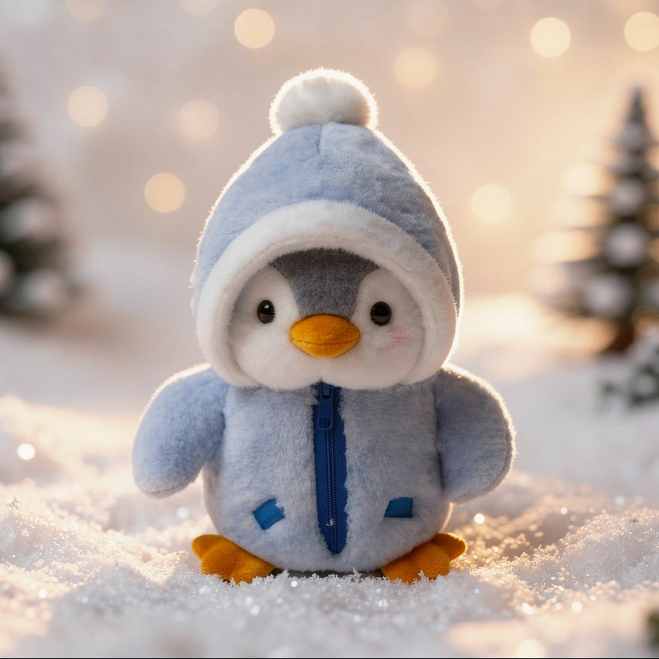Pinguin Krammedyr | Sødt Plysdyr til Børn og Babyer | KrammePingu