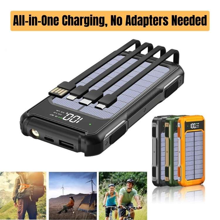 PowerFlex Solopladere 200000mAh