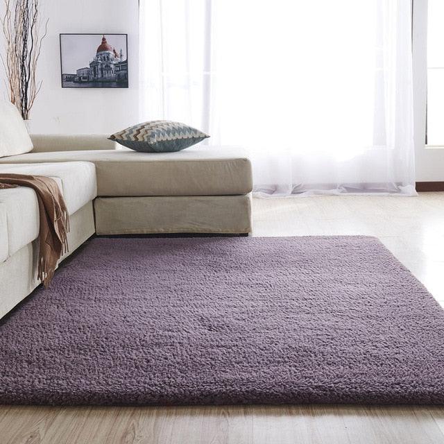 Blød Letvægts Mikrofiber Gulvtæppe til Stuer | Petprovac