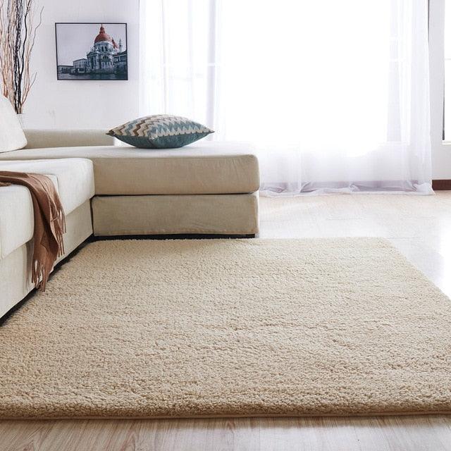 Blød Letvægts Mikrofiber Gulvtæppe til Stuer | Petprovac