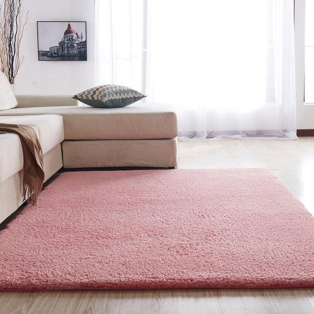 Blød Letvægts Mikrofiber Gulvtæppe til Stuer | Petprovac