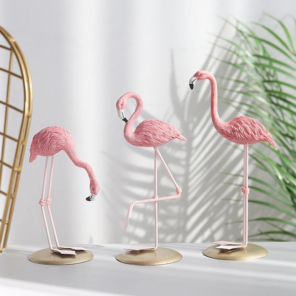 TropiFlair – Elegante Flamingo-statuer til tropisk have- og boligindretning