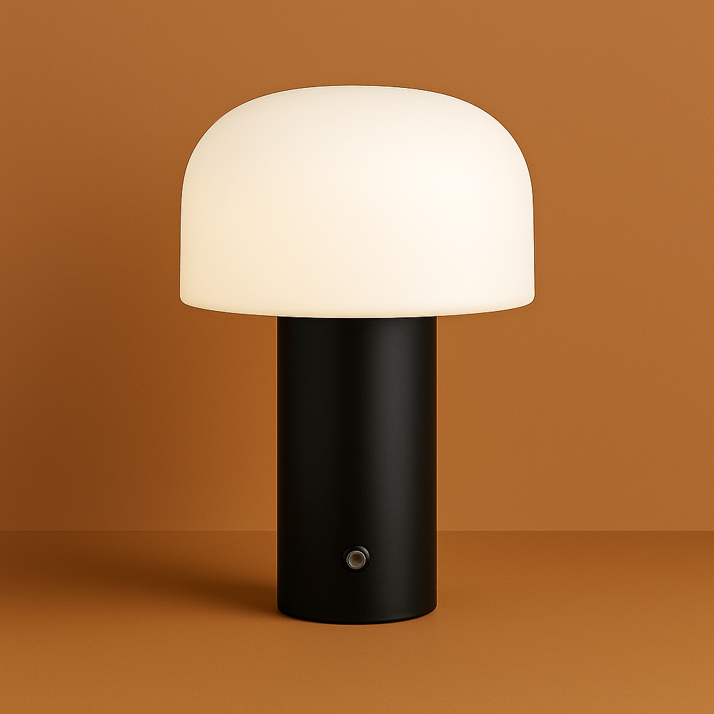 Genopladelig Svampe LED Bordlampe med Touch Kontrol