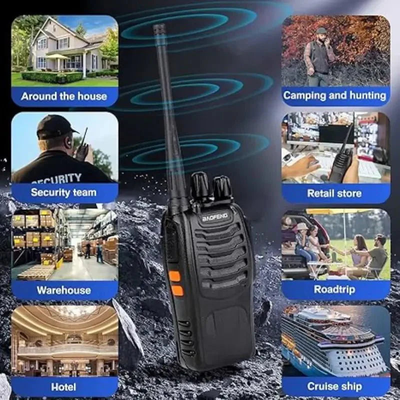 Genopladelig USB Walkie Talkie