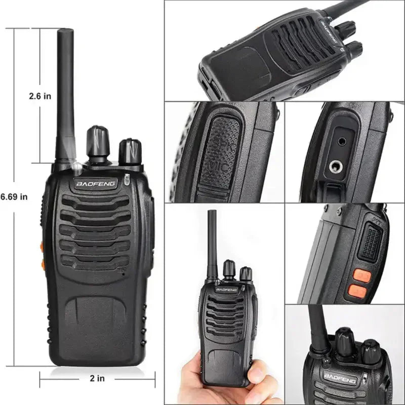 Genopladelig USB Walkie Talkie