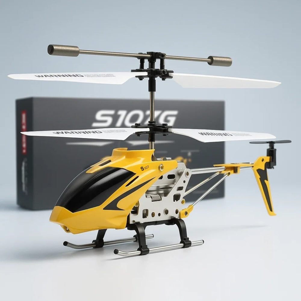 Hercules Uknuselig Mini RC Helikopter med Gyro - Rød