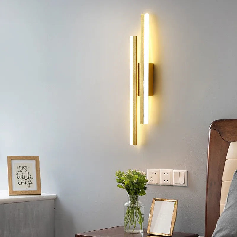 Moderne LED Væglampe med Enkelt Design, Minimalistisk Væglampe til Gang & Stue