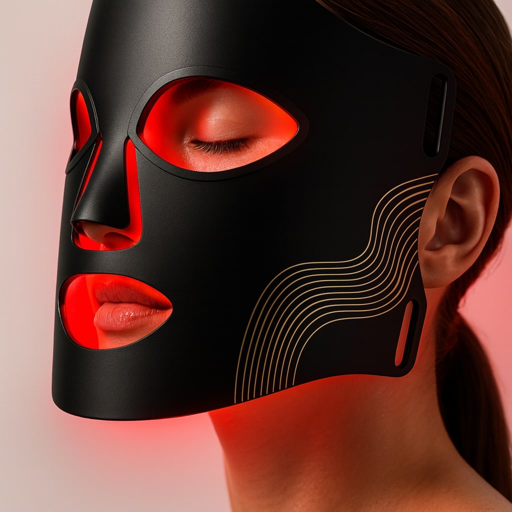Rødt lysmaske | LED Ansigtsmaske | Hudlysbehandling | HudGlow
