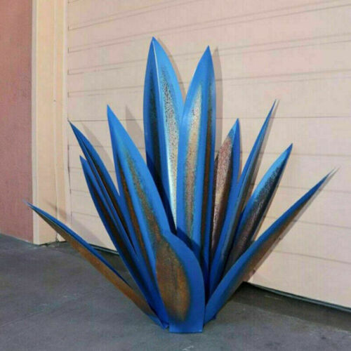 Metall Agave Gartendekoration – Rustbestandigt design med jordstik