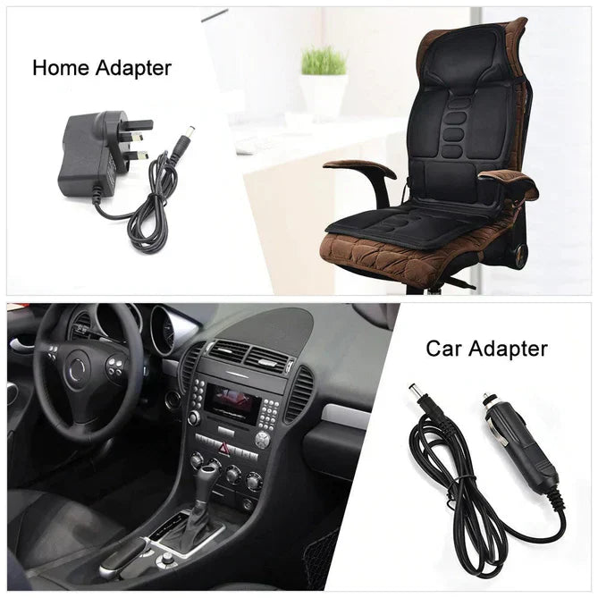 LumaRelief Elite Eight Motor Massagepude med Varm Ryg