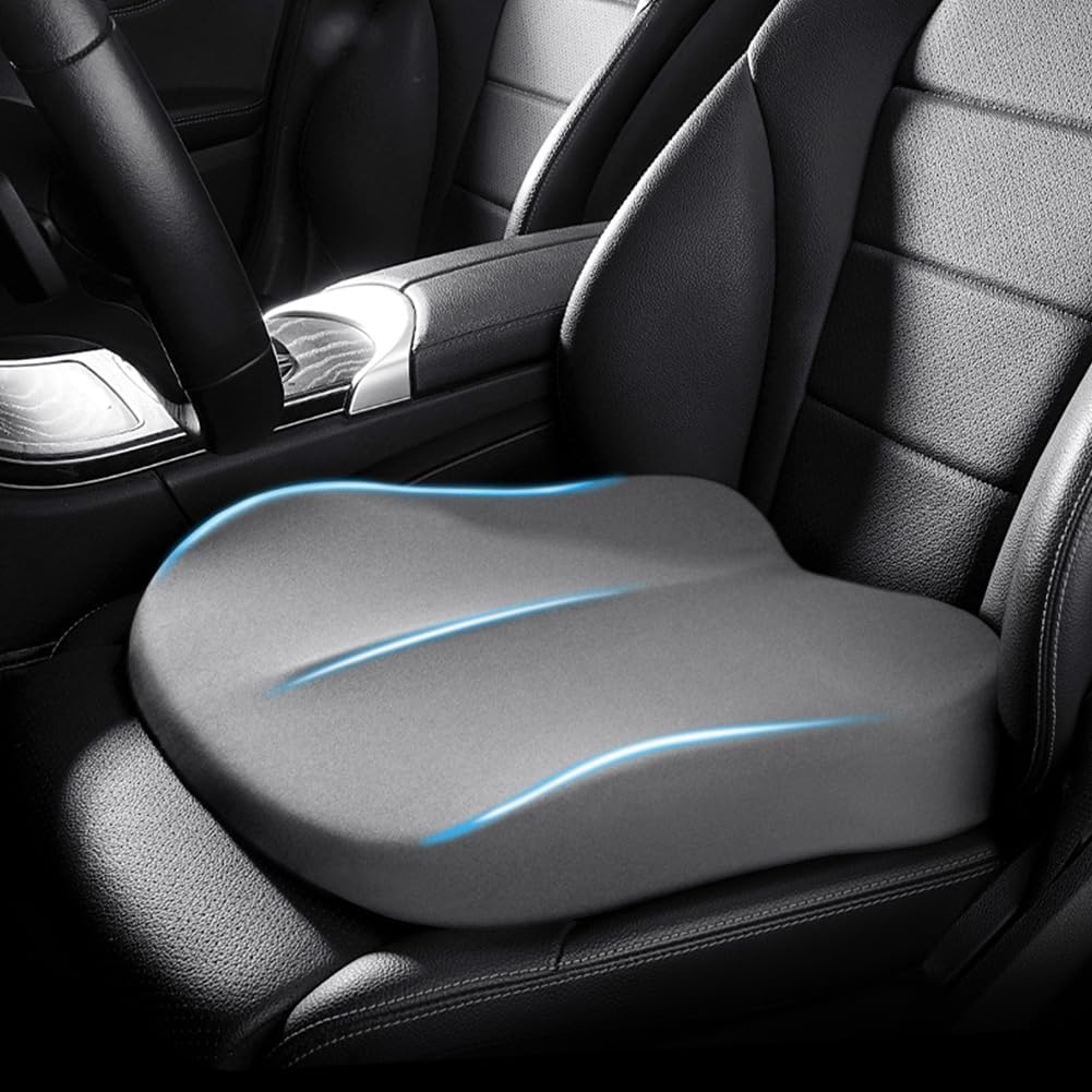 Sitzerhöhung Auto Siddepude | Memory Foam Siddepude | Ergonomisk Siddepude til Kørsel | KøreKomfort