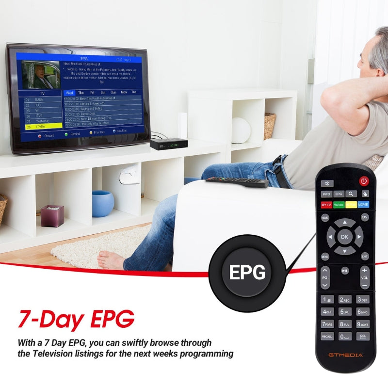 V7 S5X HD Freeview Box Optager med 1080p Udgivelse