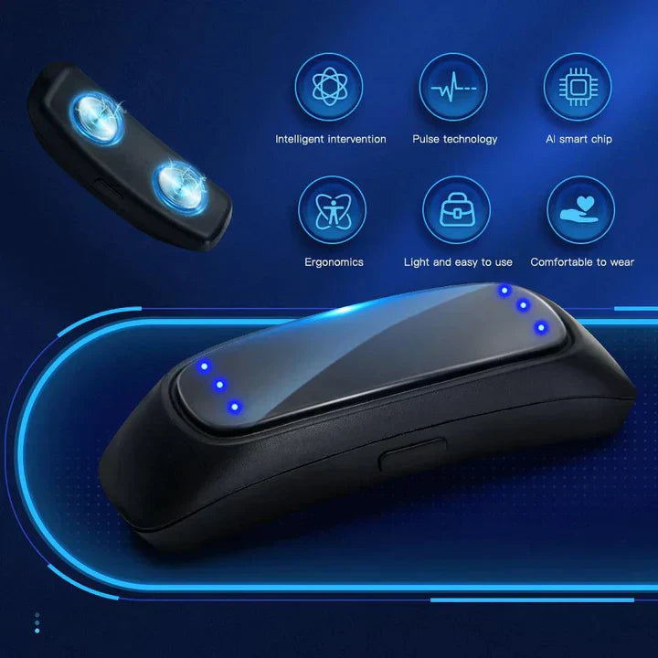 Smart Anti-Snorke Enhed EMS Pulse Stop Snorke Bærbar Behagelig Søvn Stop Snorke Sundhedspleje Søvnapnø Hjælp USB