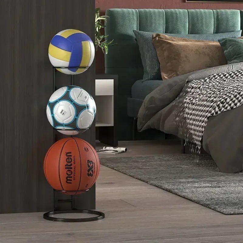 SportRack - Elegant og aftagelig arrangør til opbevaring af sportsbold
