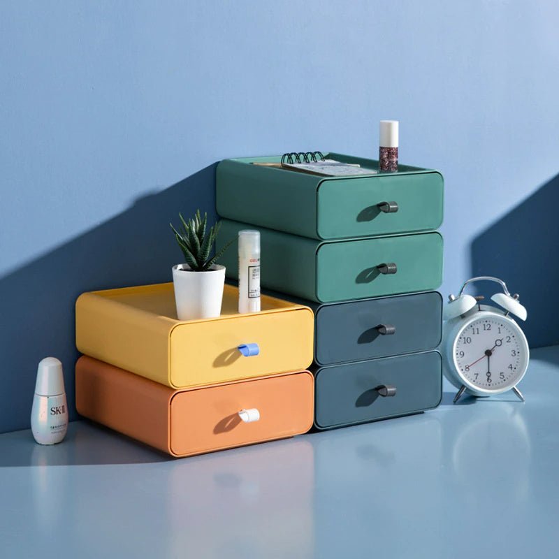 Stabelbare opbevaringsbokse i moderne design