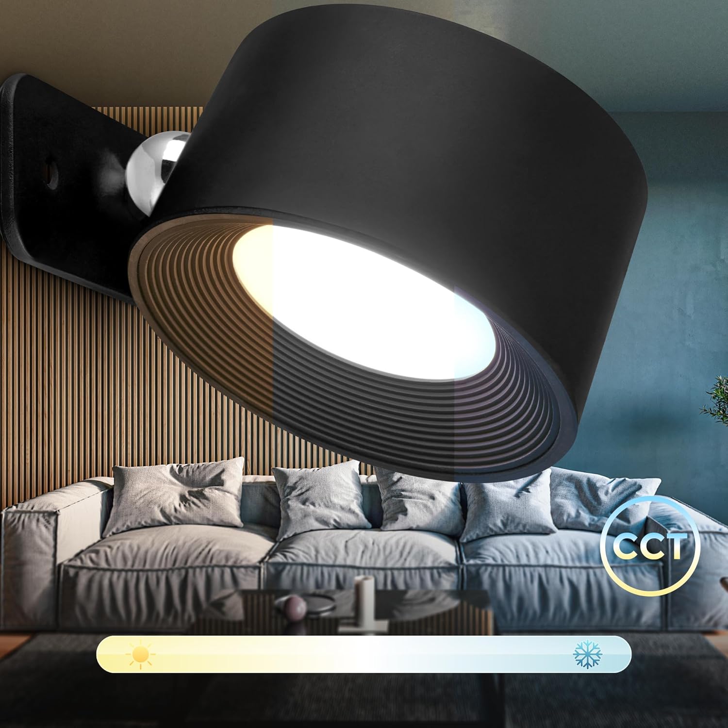 LED Lampe | Lampe med bevægelsessensor | Trådløs lampe | Stråle360