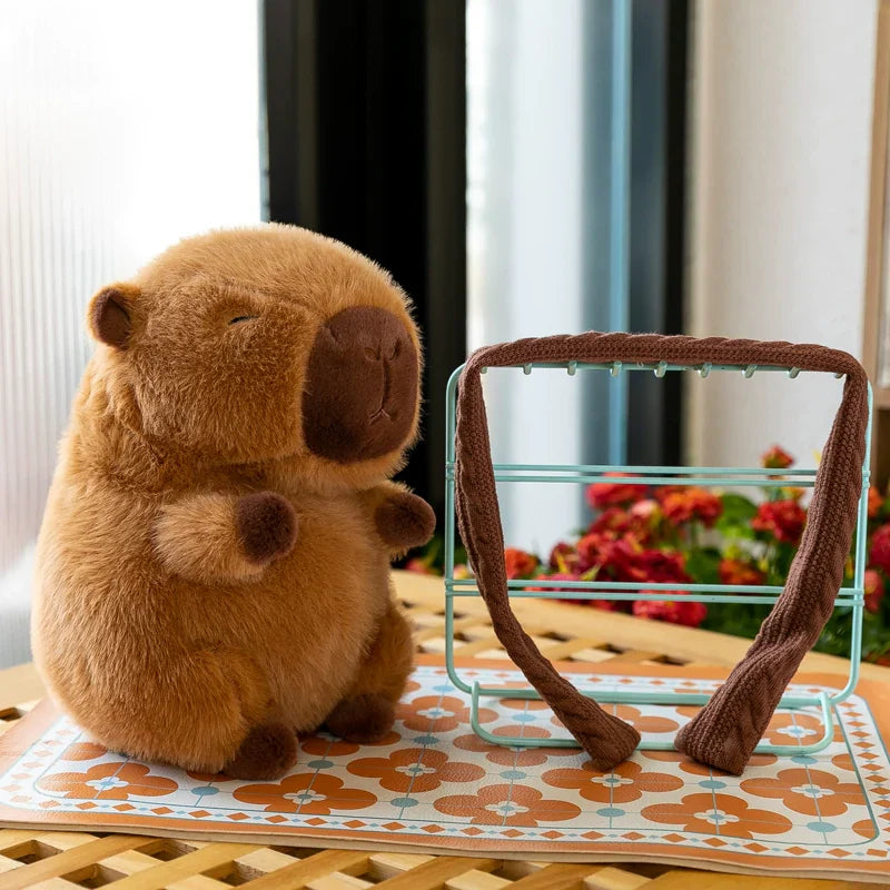 Sød Capybara Krammedyr | Plüschtier til babyer, børn og voksne | KrammeCapy