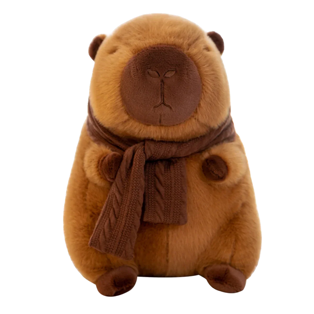 Sød Capybara Krammedyr | Plüschtier til babyer, børn og voksne | KrammeCapy
