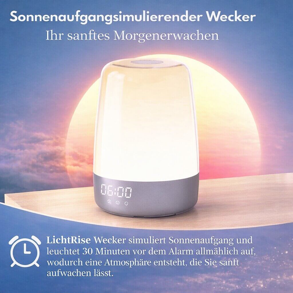 Lysvækkeur | Tageslys lampe | Wake Up Light | LichtRise