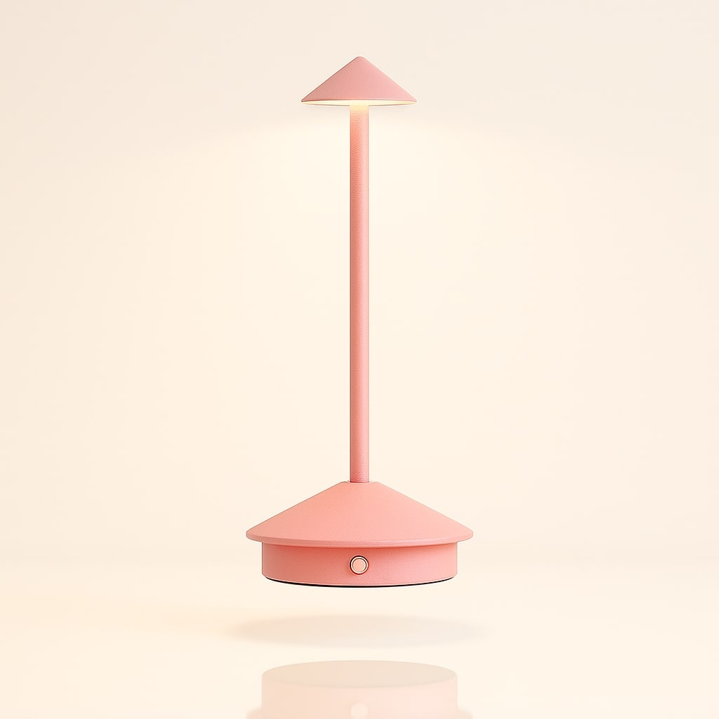 Bordlampe med batteri | Trådløs bordlampe | Dimmbar lampe med touch | Lunelle