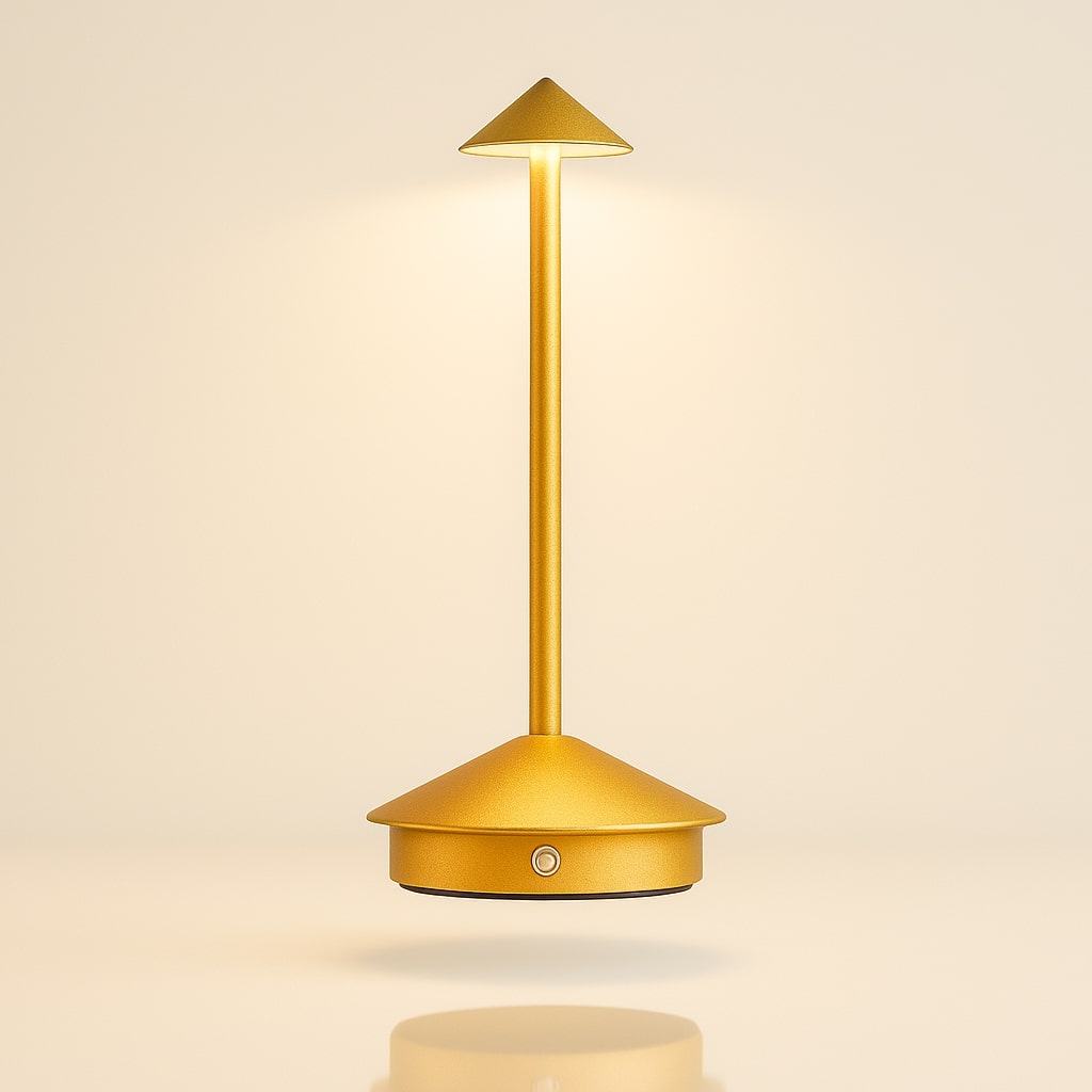 Bordlampe med batteri | Trådløs bordlampe | Dimmbar lampe med touch | Lunelle