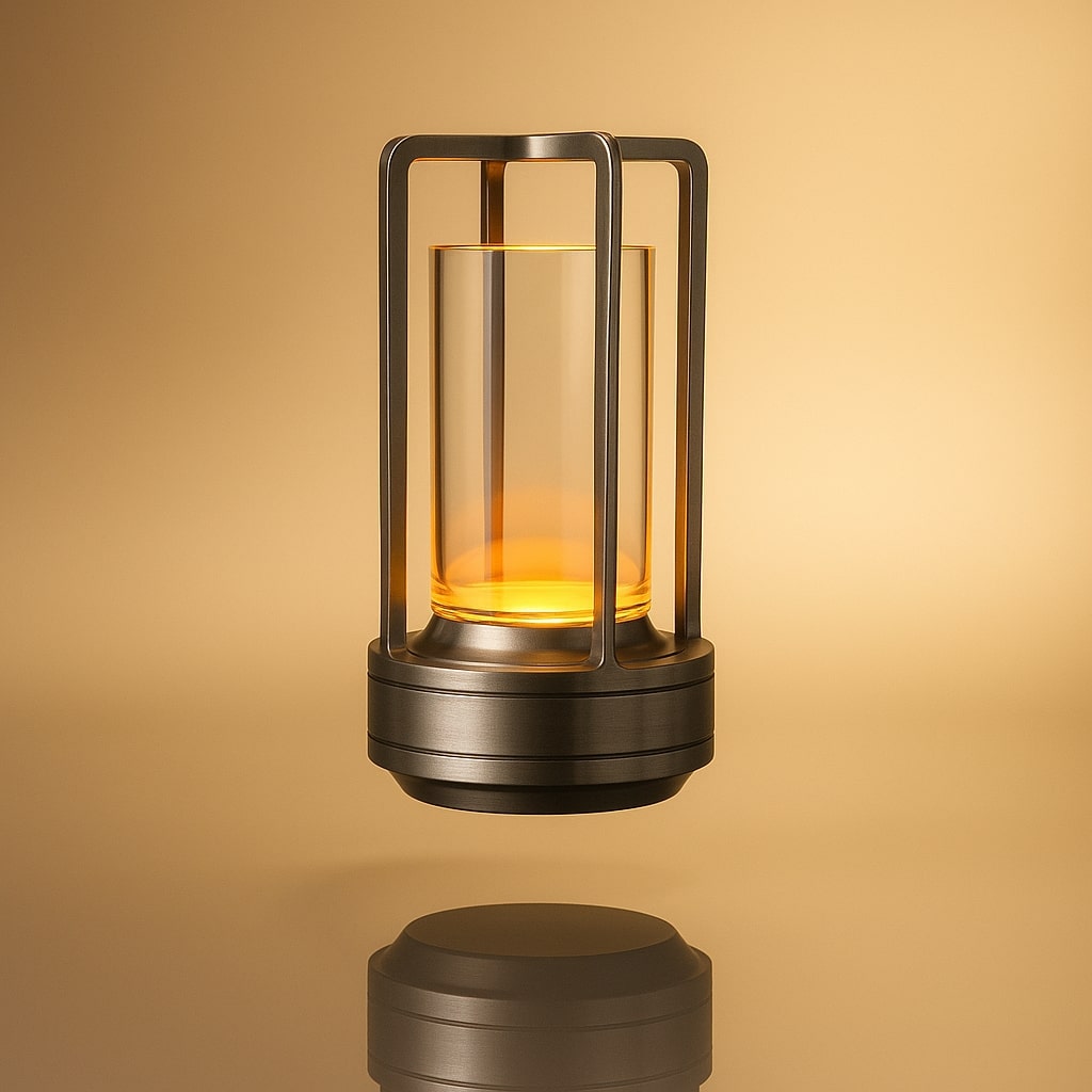 Bordlampe med batteri | Moderne LED Bordlampe | Lanterne Lampe | NordicLicht