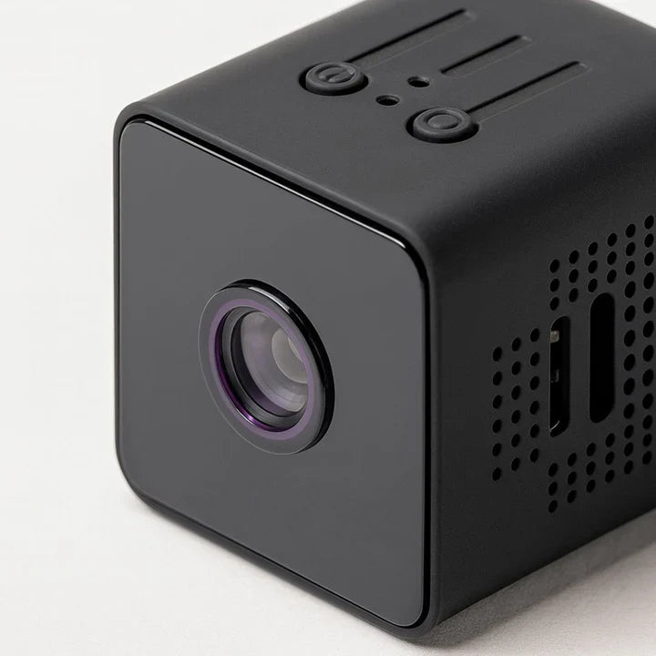 Overvågningskamera over WLAN | Mini HD Kamera | Trådløst Sikkerhedskamera | Clariox