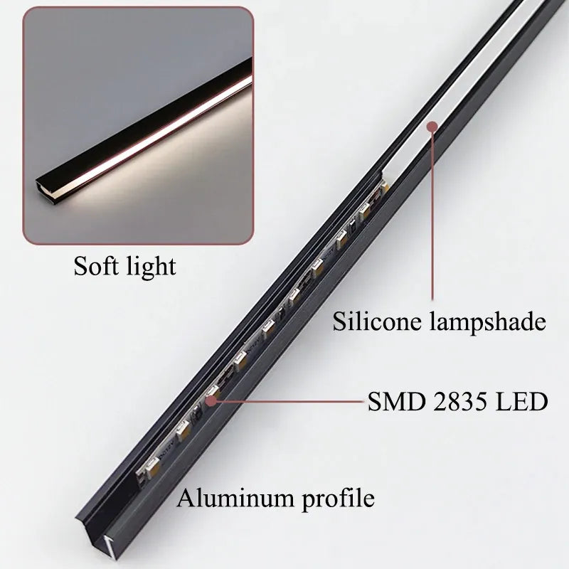 LED Lysliste Under Skab | Ultra Tynd | DC12V, 10W/m | Klippelig & Farvetemperatur Valg